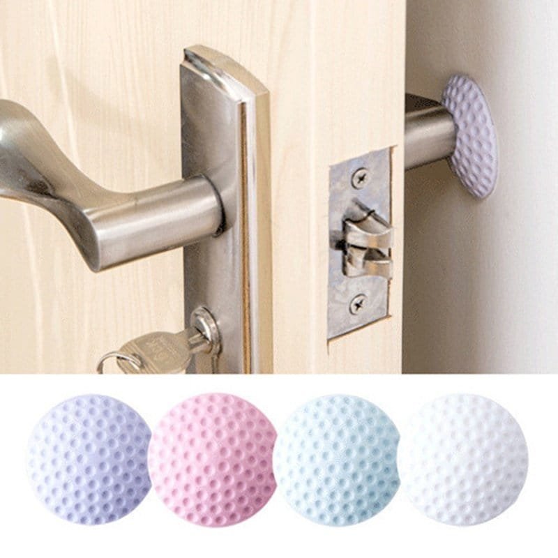 1pcs-Wall-Thickening-Mute-Door-Stick-Golf-Styling-Rubber-Fender-Handle-Door-Lock-Protective-Pad-Home-20210310-044252.jpg Wall Thickening Mute Door Rubber Fender - Image 1